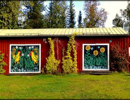 Boddörrar som jag målat i Hovdet, Laxviken